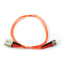 Sc-St Duplex mm Multimodo Om1 62.5 / 125 Cable de conexión de fibra óptica
